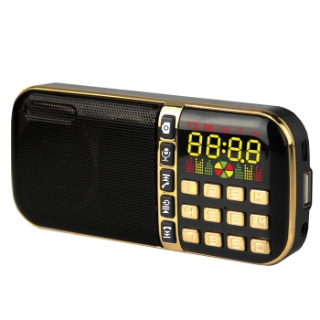 Supersonic Portable Bluetooth Speaker in Black – American GlobalO