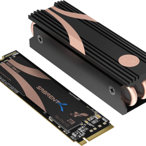 2TB Rocket Nvme Pcie 4.0 M.2 2280 Internal SSD Maximum Performance Solid State Drive with Heatsink (Latest Version) (Sb-Rocket-Nvme4-Htsk-2Tb)