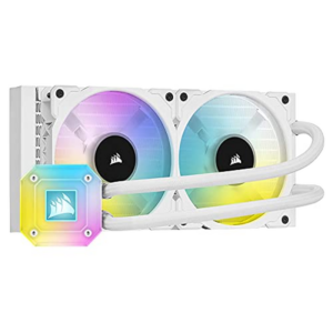 Icue H100I Elite Capellix Liquid CPU Cooler - White - Image 4