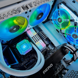 Icue H100I Elite Capellix Liquid CPU Cooler - White - Image 12