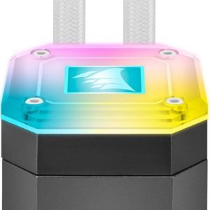 Icue H100I Elite Capellix Liquid CPU Cooler - White - Image 15