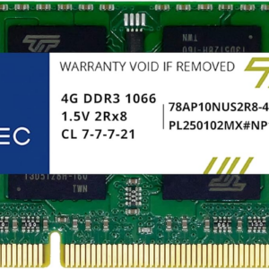 4GB Compatible for Apple DDR3 1067Mhz / 1066Mhz PC3-8500 CL7 Dual Rank for Mac Book, Mac Book Pro, Imac, Mac Mini (Late 2008, Early/Mid/Late 2009, Mid 2010) SODIMM Memory MAC RAM Upgrade